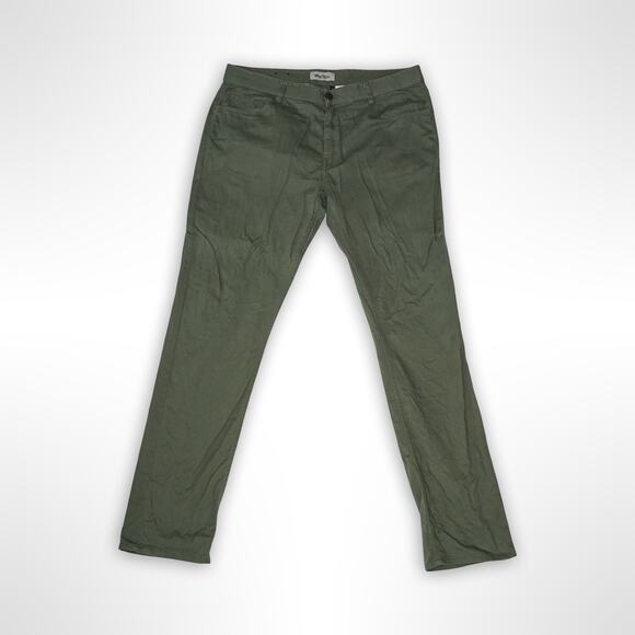 LRG True Taper Olive Green Stretch Twill Jeans 38x34 - Picture 1 of 6